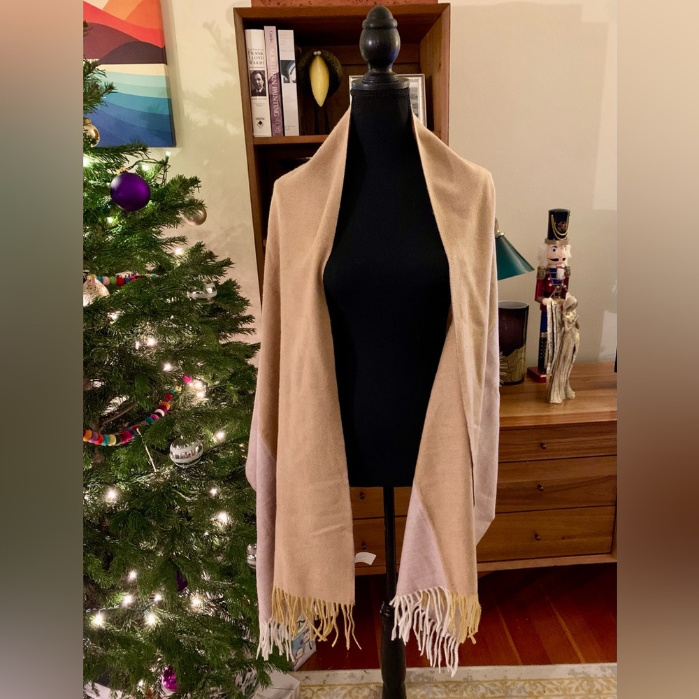Two-tone Pashmina Scarf Shawl Wrap